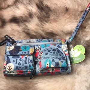 NWT Lily Bloom Kim Wristlet - Who Let The Dogs Out